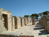 Faistos na Krétě – jeden z pozůstatků minojské civilizace