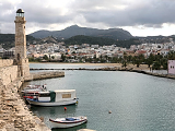 Rethymno, město a přístav na Krétě